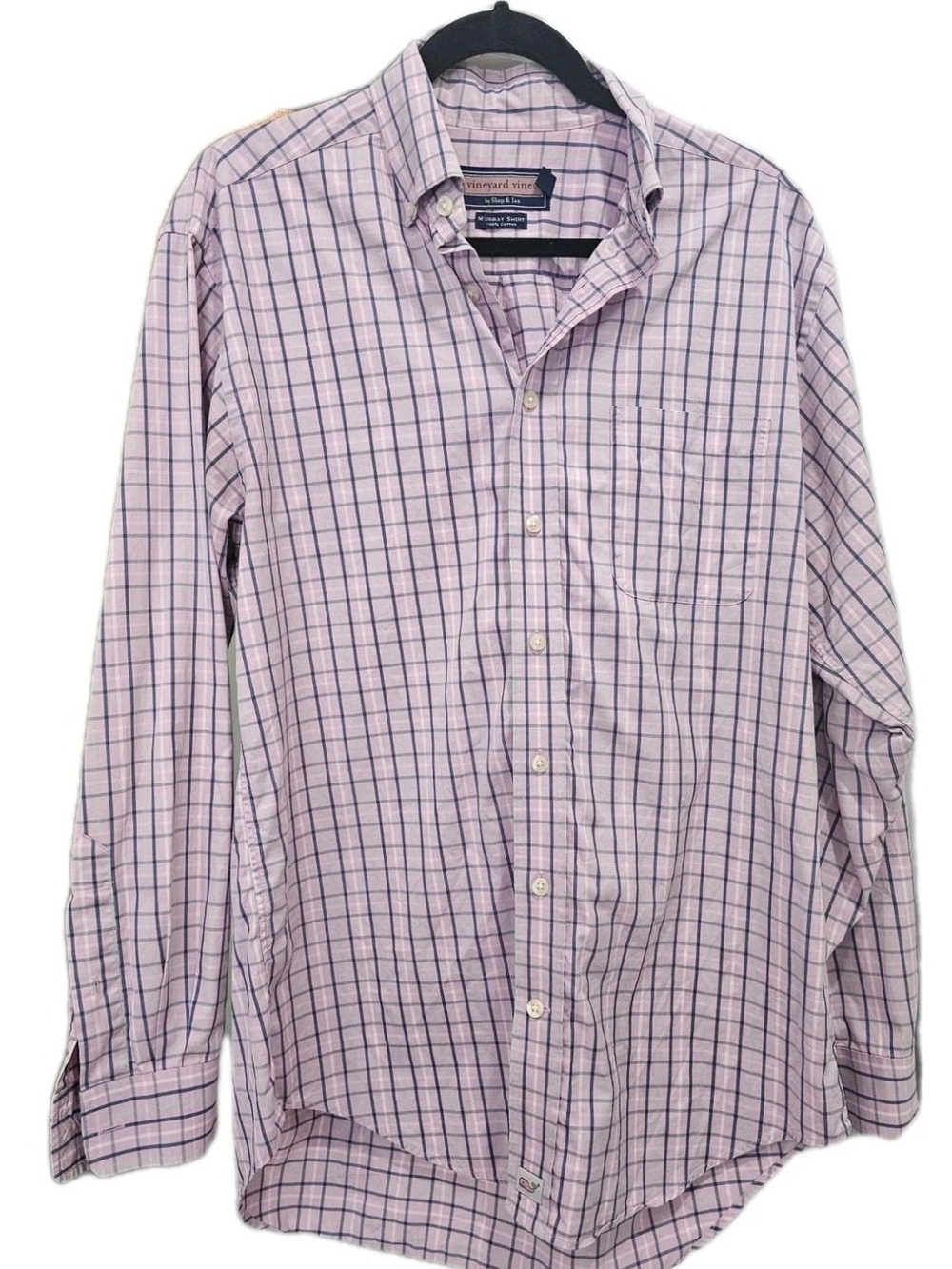 Vineyard Vines Pink Plaid Button-Down Shirt - Men's